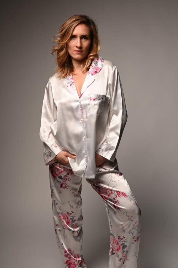 houh pyjamas ensemble de pyjamas en satin pour femme