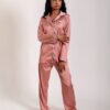 houh pyjamas ensemble de pyjamas en satin pour femme