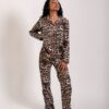 houh pyjamas ensemble de pyjamas en satin pour femme