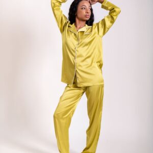 houh pyjamas ensemble de pyjamas en satin pour femme