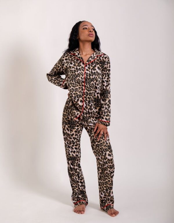 houh pyjamas ensemble de pyjamas en satin pour femme
